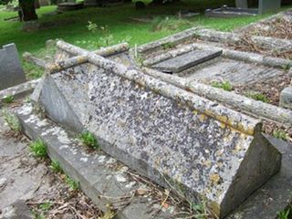 Su tumba en St. Andrews Churchyard.