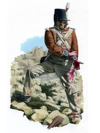 El Soldado William McCallion, 3rd Battalion del 1º de Infantería tenía 26 años cuando participó en el costoso ataque a la fortaleza de San Sebastián. El año siguiente fue dado de baja del ejército debido a tener 