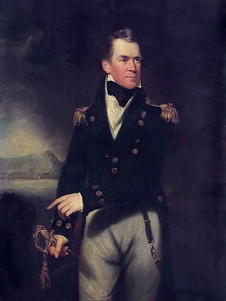 Capitán Sir George Ralph Collier, pintado por William Beechey hacia 1814.