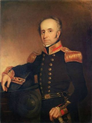 Retrato del Capitán Thomas Dickinson perteneciente a la colección de los Reales Museos de Greenwich